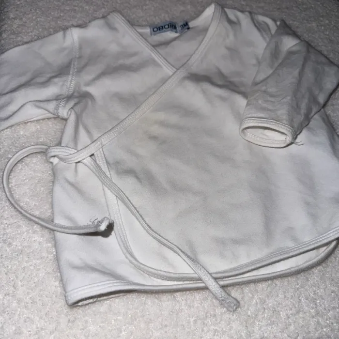 Cache cœur coton blanc