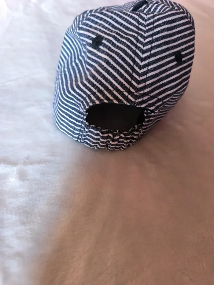 Casquette marin bleu marine - photo numéro 3