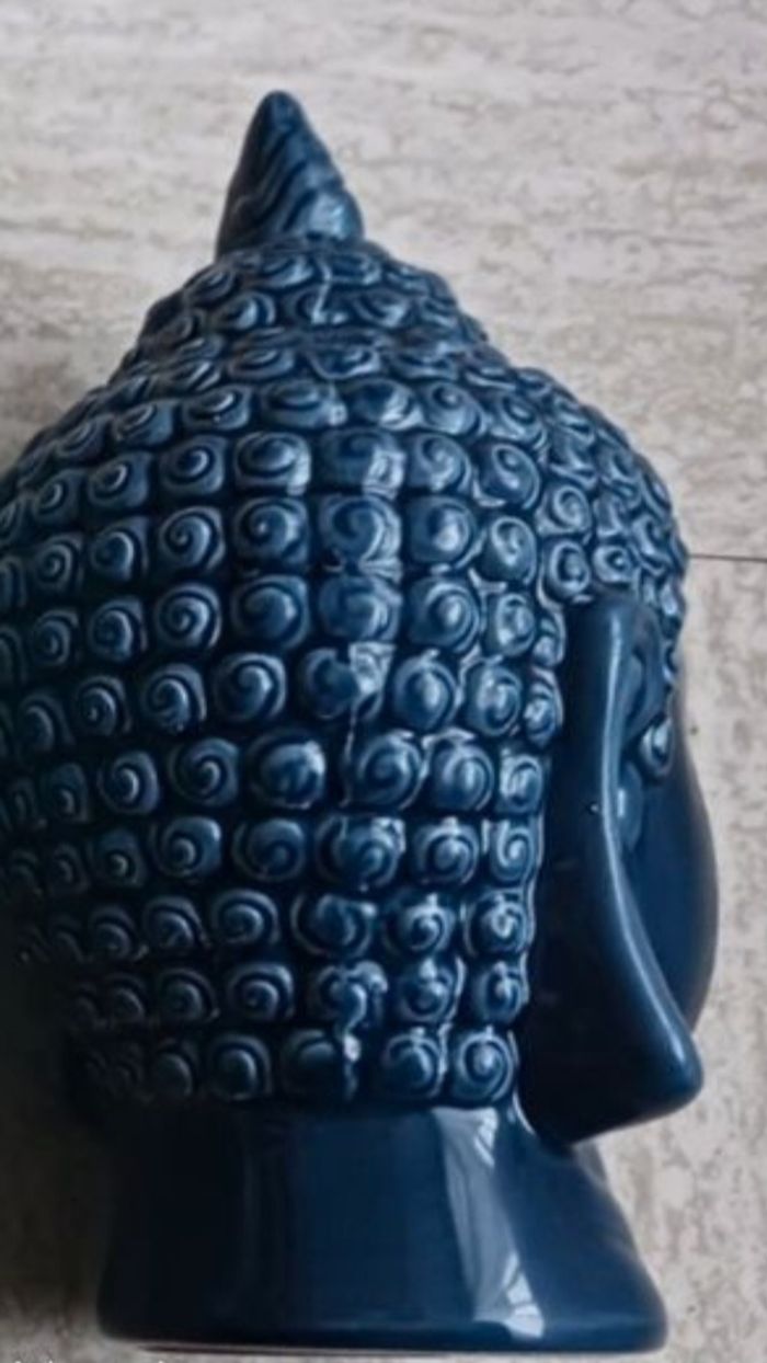 Tête de Bouddha, Céramique - photo numéro 2