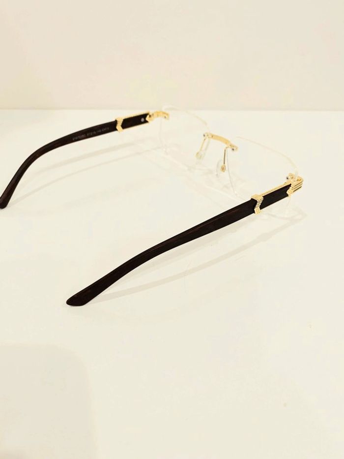 Lunette de repos mixte percée bras effet bois UV protection taille moyenne - photo numéro 6