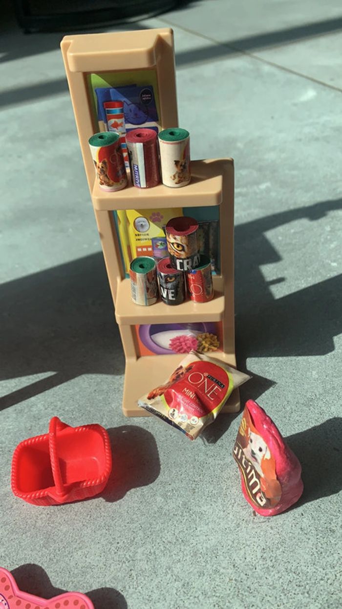 Lot accessoires magasin animalier barbie avec accessoires chien - photo numéro 11