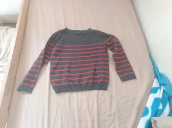 Pull rayé