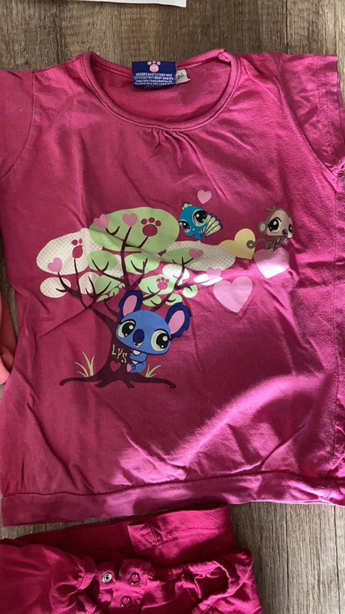 Lot t-shirt fille 3 ans manches courte - photo numéro 4