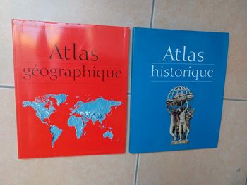 Livres atlas géographique et historique