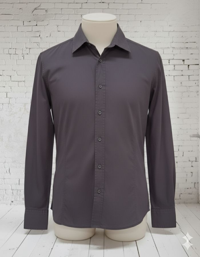 Chemise manches longues grise anthracite Anthony Morato 12A