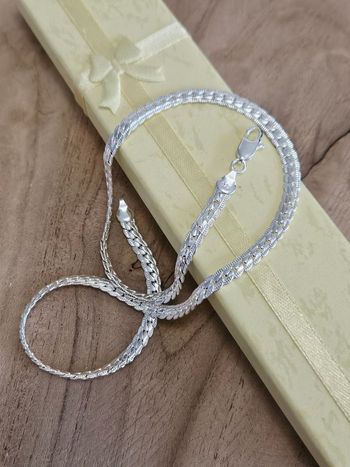 Chaine serpent en argent 925