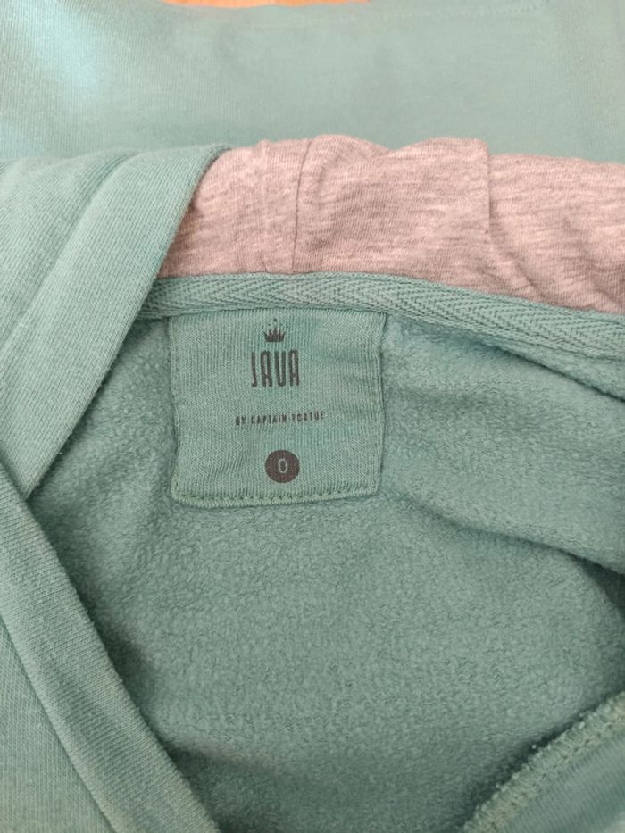 Sweat à capuche Captain Tortue taille 0 - photo numéro 6