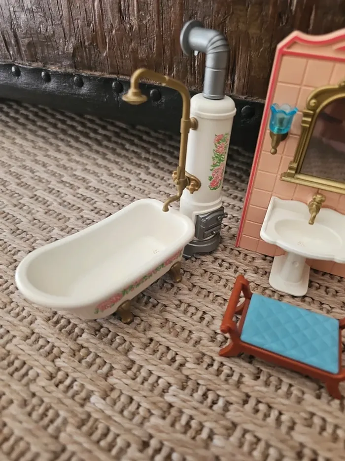 Playmobil belle époque salle de bain 5324 vintage - photo numéro 5