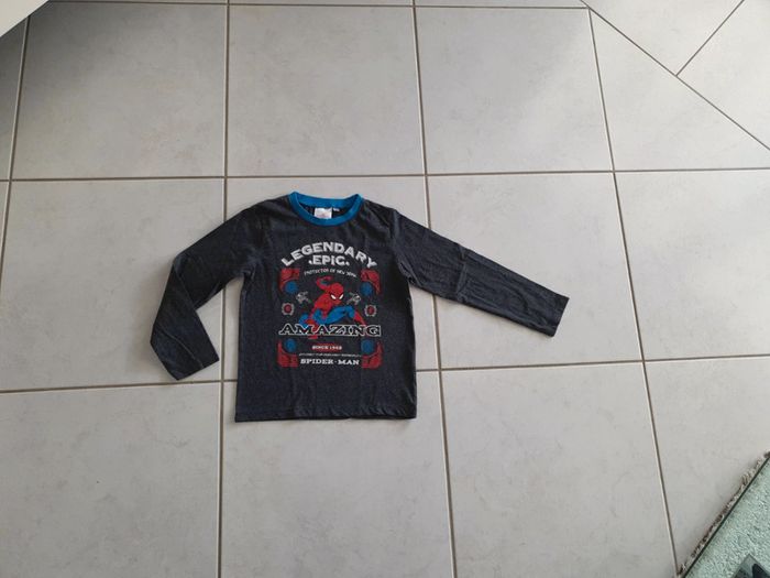 T-shirt ML garçon Spiderman 8 ans V3
