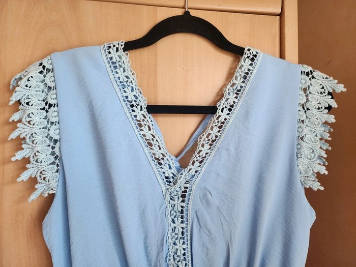 Robe bleu ciel dos nu T.38/M - photo numéro 6