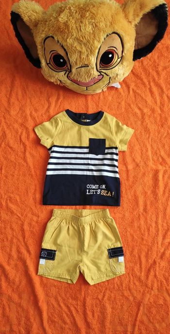 Ensemble short et t-shirt 6 mois