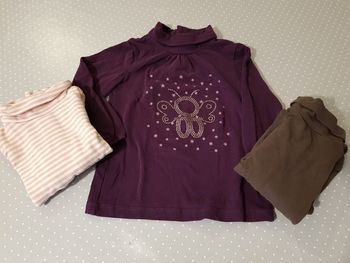 Ensemble de 3 cols roulés Obaibi 18 mois