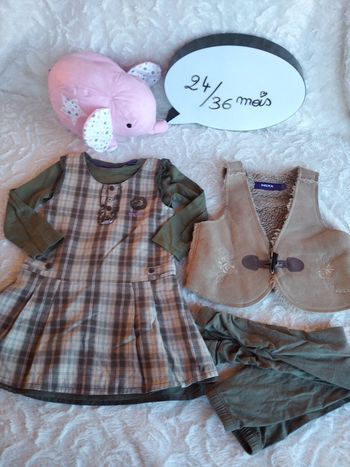 Ensemble 4 pièces Fille 2/3 ans Fleurs Mexx