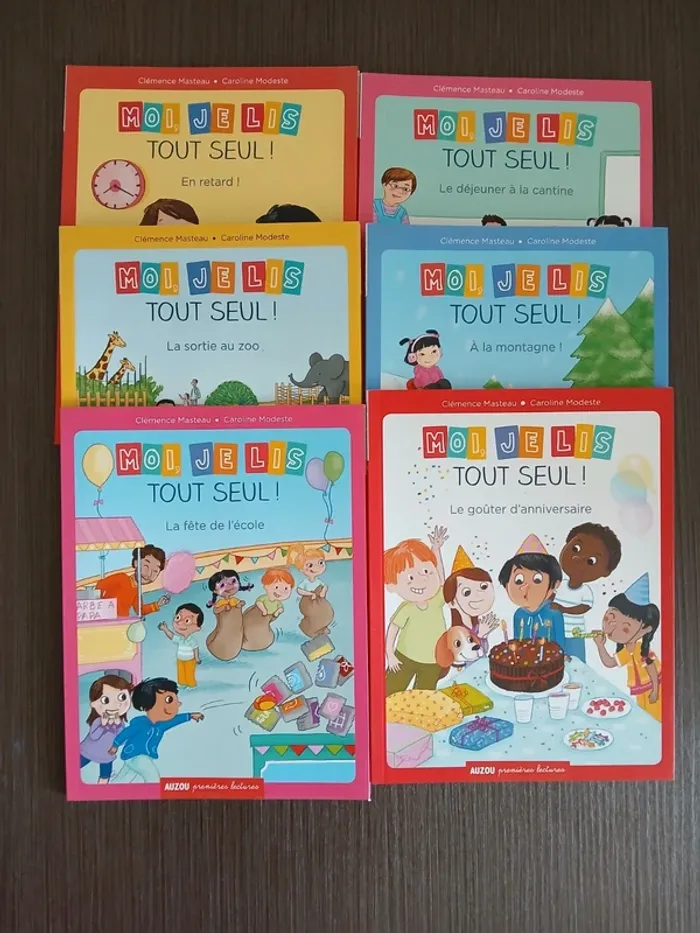 Lot de 6 livres moi je lis tout seul ! CP