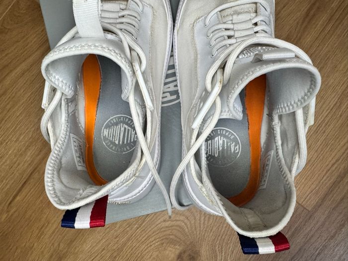 Basket montante Pallidium en toile blanche - photo numéro 6