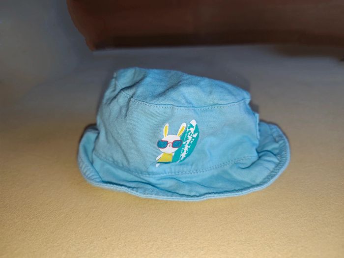 Joli bob bleu lapin 45cm Kitchoun 6-9 mois