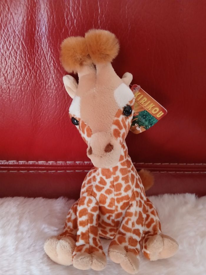 Neuf/ Kirikou: Doudou petite Girafe *22 cm - photo numéro 7