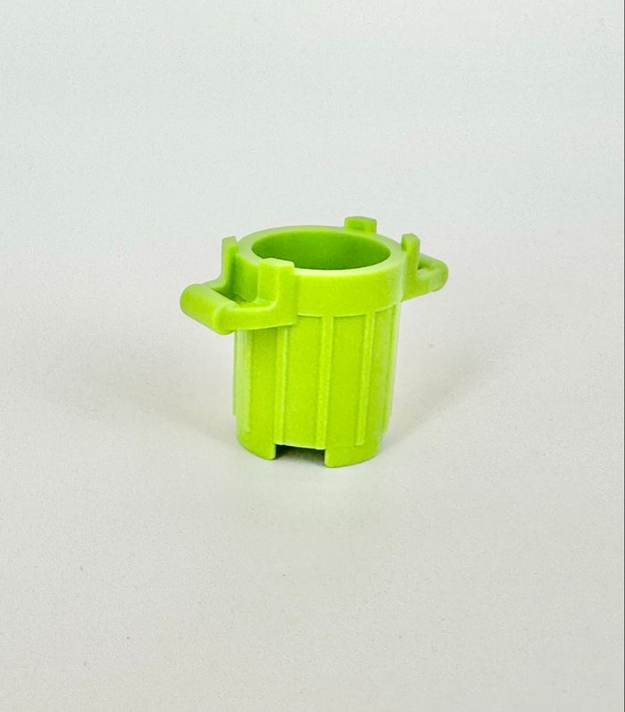 Lego Accessoires City : Poubelle de couleur vert lime - NEUF - photo numéro 3