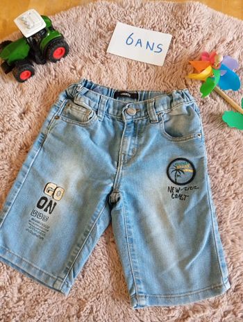 Bermuda en jean 6 ans