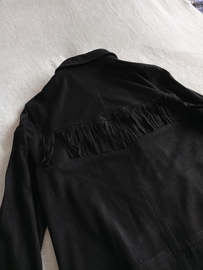 Veste Chemise en suédine noir 38 - photo numéro 10