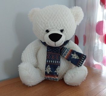 Doudou Peluche Ours Polaire - Qingdao Future Toys