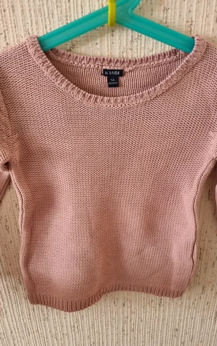 Pull en laine rose taille 5 ans kiabi - photo numéro 7