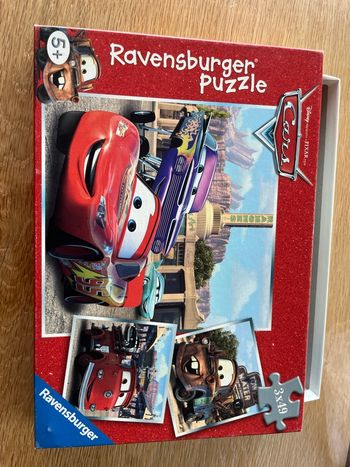 3 puzzles Cars