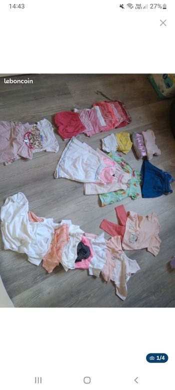 Lot vêtements 6 mois