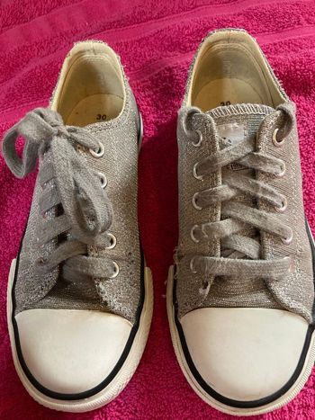 Sneakers victoria gris pailletté