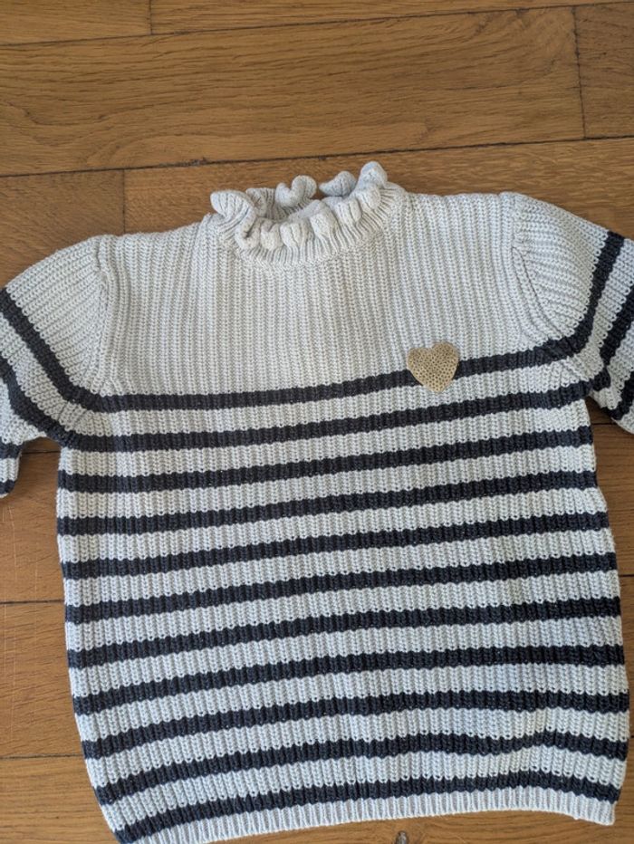 Pull fille 4 ans sergent major idéal mi-saison printemps - photo numéro 2
