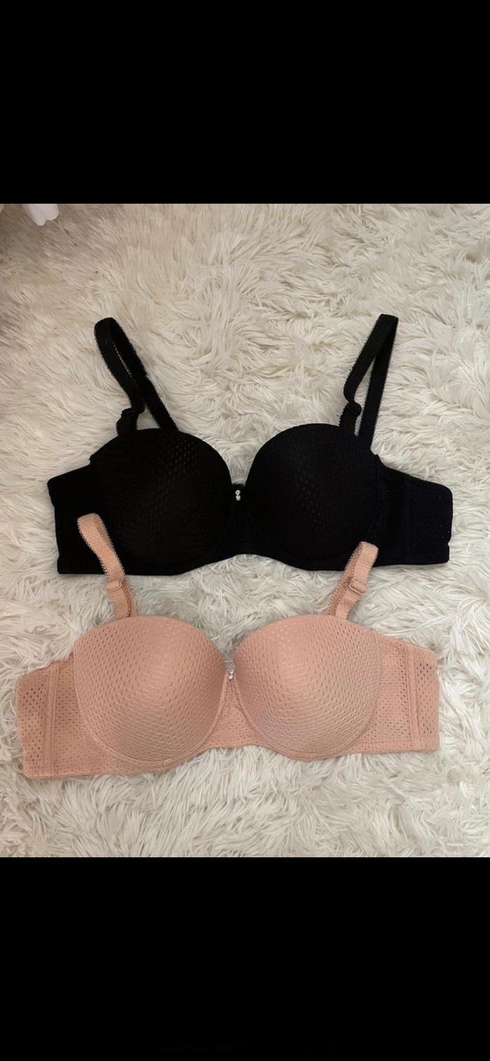 soutien-gorge unicolore avec armature 2 pièces