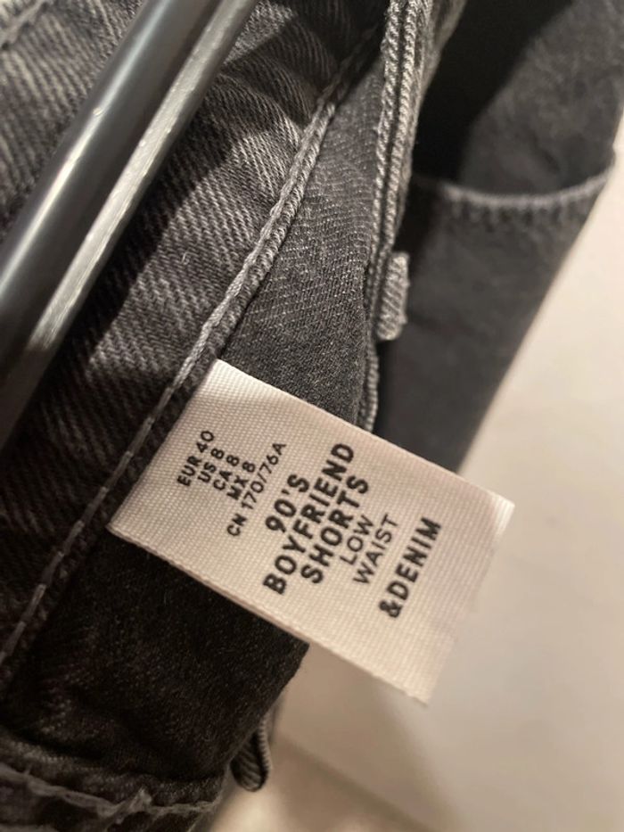 Short en jean noir - photo numéro 5