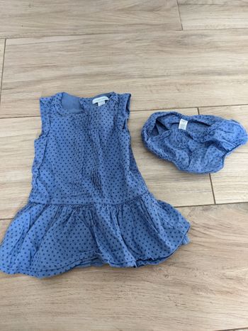 Robe et culotte 6 mois Obaïbi