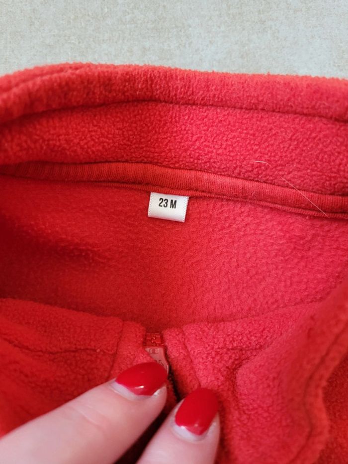 Polaire 23 mois rouge - photo numéro 3