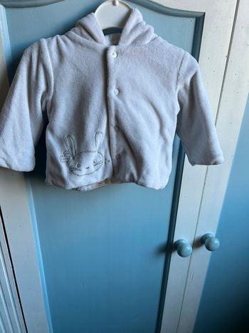 Gilet blanc 0-1 mois