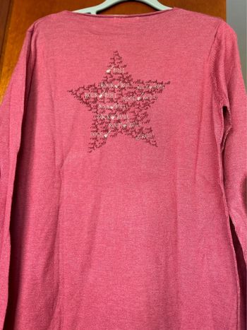 Pull fin col v étoile Why Not taille unique