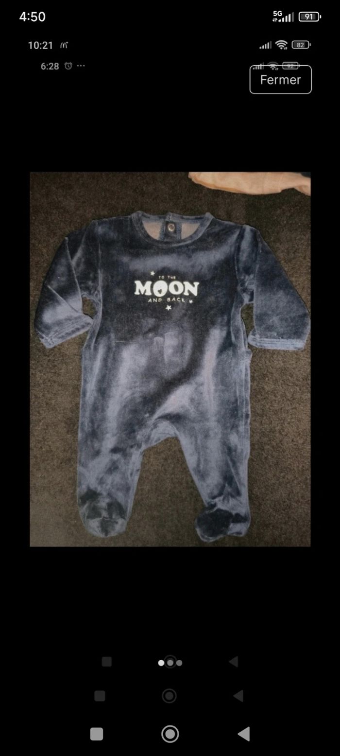 Lot vêtements bébé 1 mois - photo numéro 2