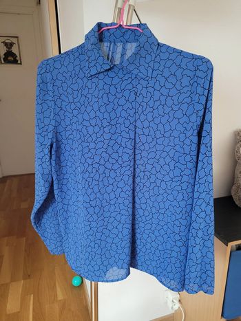 Blouse bleue