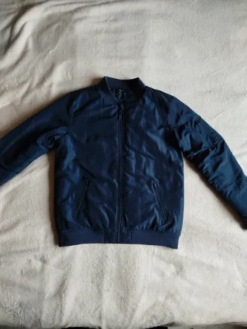 Blouson style bombers Tex bleu marine taille 13/14 ans