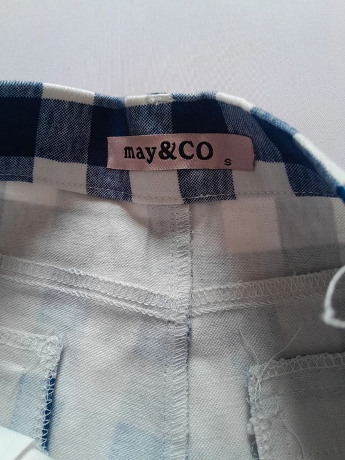 Petit short carreaux may&co - photo numéro 3
