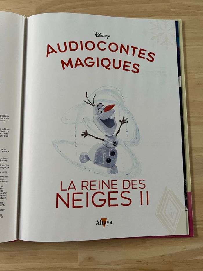 Livre Disney Audiocontes Magiques n°46 – La Reine des Neiges II – Bon État (Sans Figurines) - photo numéro 3