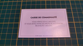 Carte caisse de communauté droits de succession Et si le Monopoly était inventé aujourd'hui #C22