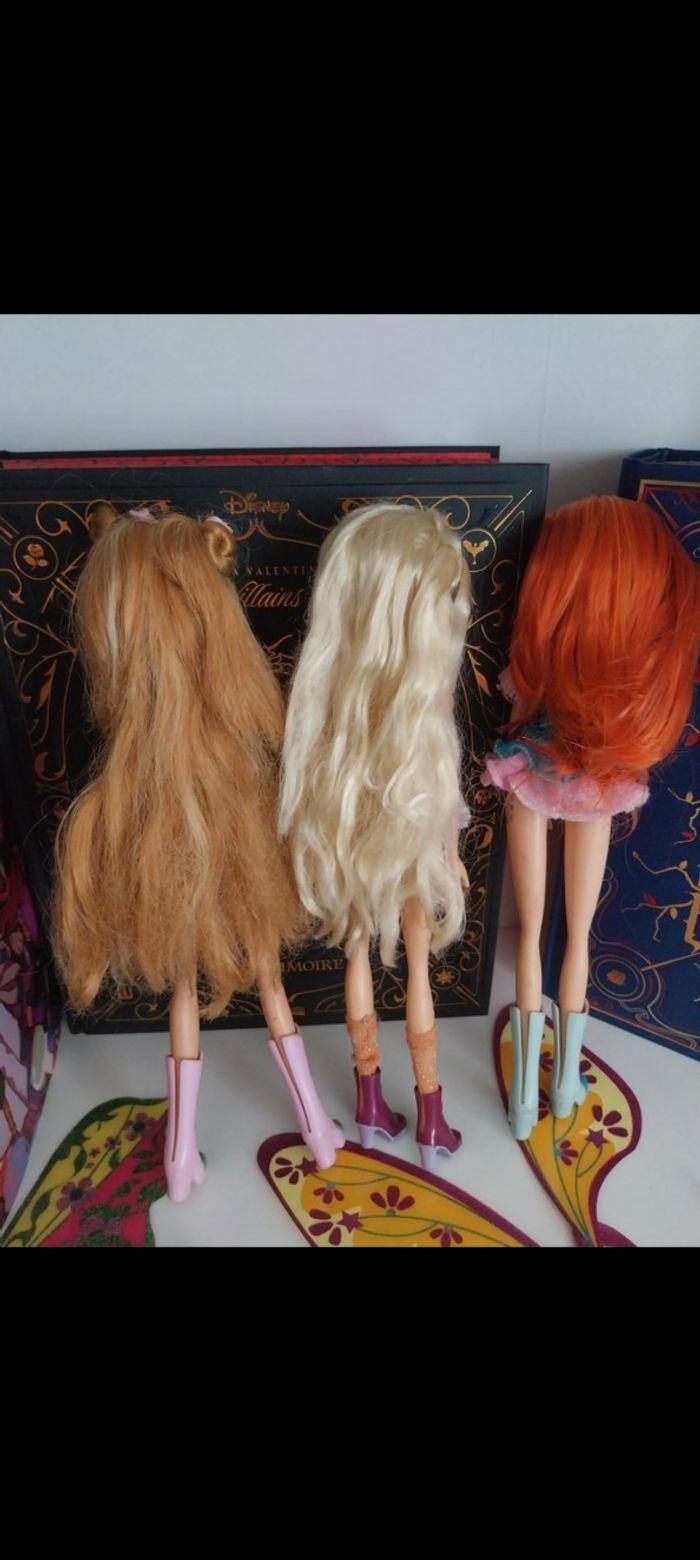 5 Poupées Musa Tecna Stella Flora et Bloom Believix Winx Club Witty Toys saison 4 Smoby - photo numéro 3