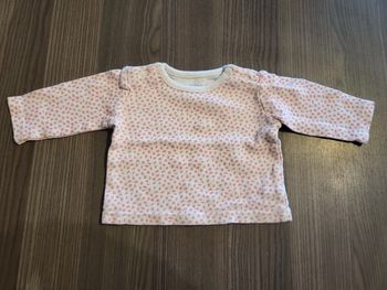 Maillot manche longue taille 1 mois (56 cm)