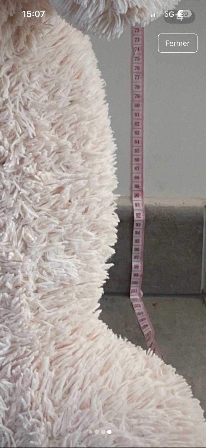 Grand ours en peluche XXL beige – peluche géante douce - photo numéro 4