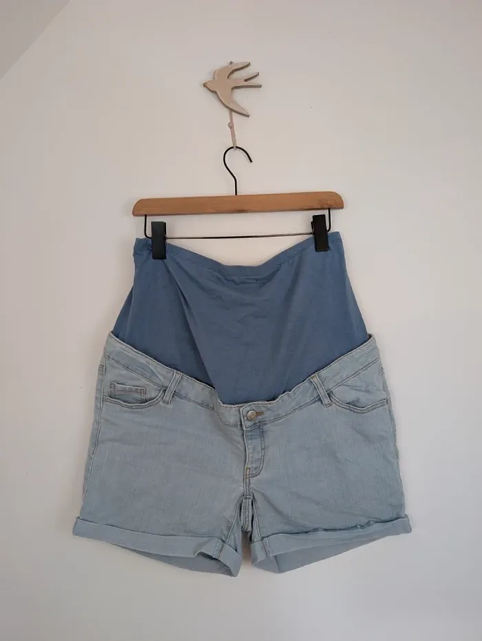 Short en jean de grossesse Gémo 44