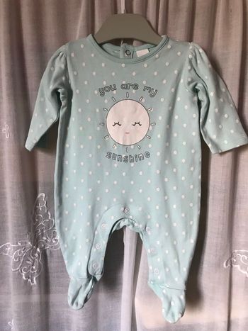 Pyjama d’été vert d’eau 3 mois C&A