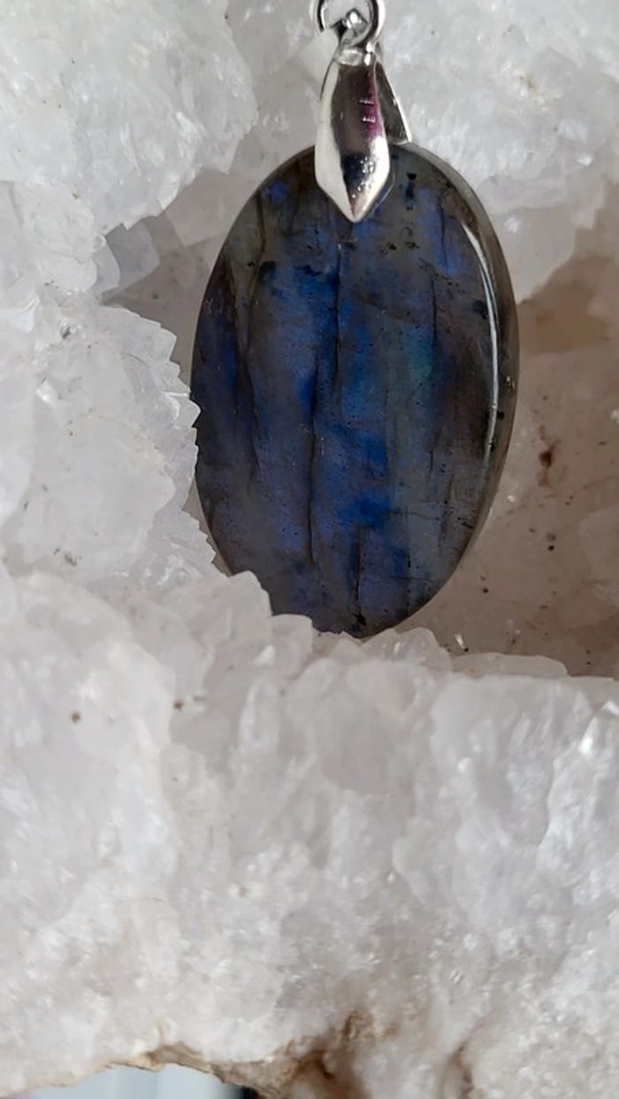 Labradorite pendentif ovale