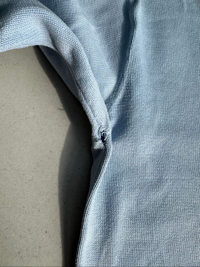Pull Tommy Hilfiger bleu clair col rond taille XL 👕 - photo numéro 6