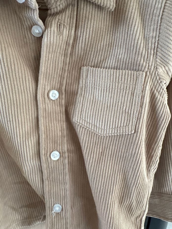 Chemise velour côtelé - photo numéro 4